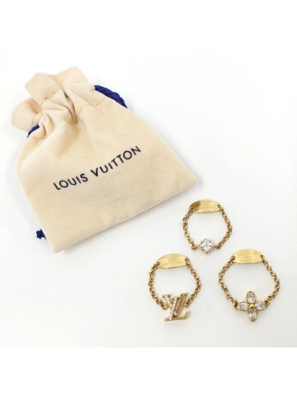 Louis Vuitton Set Ring Lady M1604 S Notation Size - Picture 9 of 9